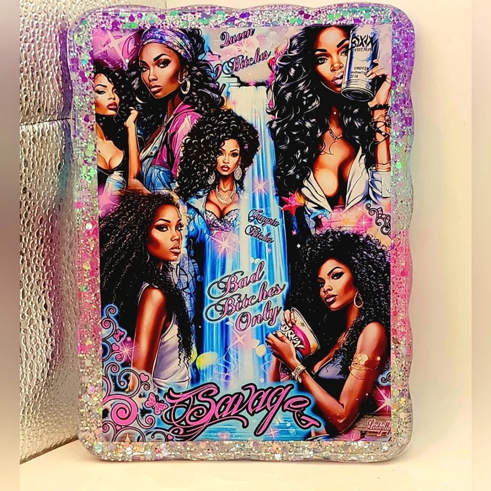 Make up Tray or Jewelry Tray Resin Art